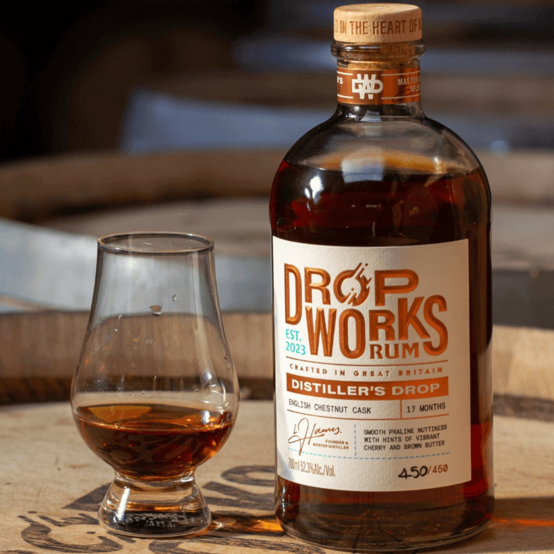 Drop Works Distiller's Drop No.1. English Chestnut Cask Rum