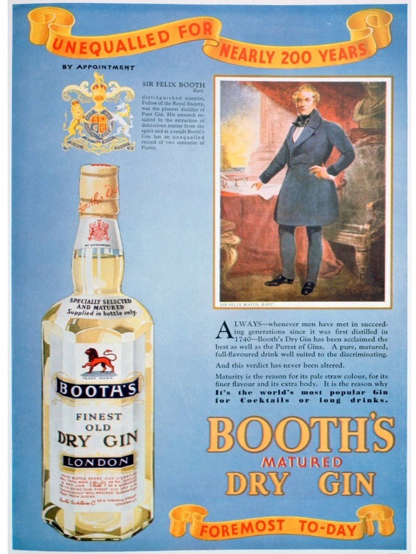 Booths Sherry Cask Dry Gin