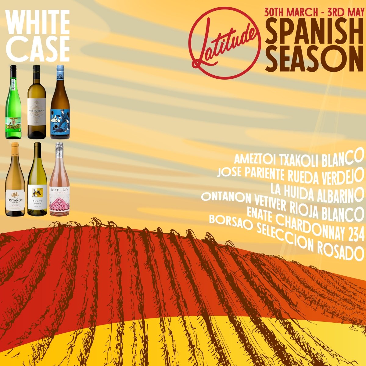 WHITE Spanish Wine Case - Latitude Wine & Liquor Merchant