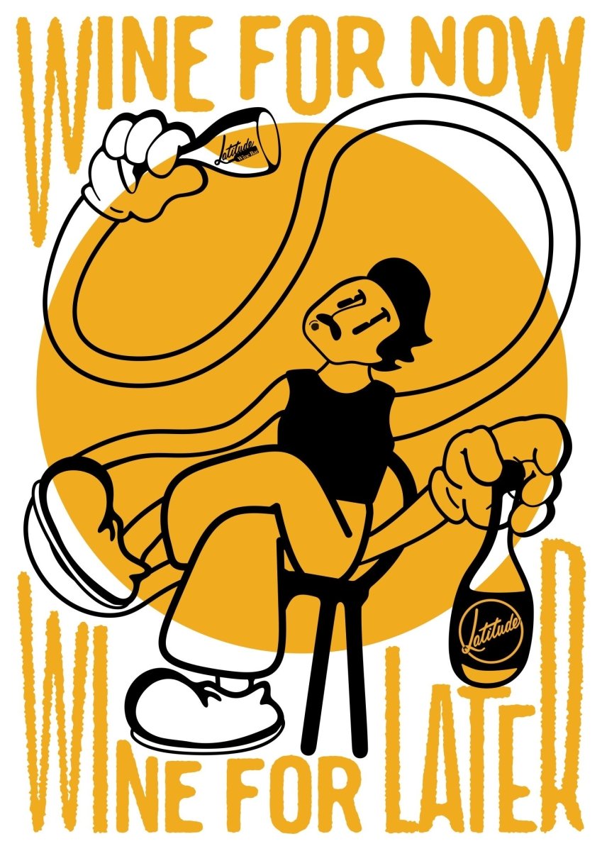 Wine for Now, Wine for Later T-Shirt - Latitude Wine & Liquor Merchant