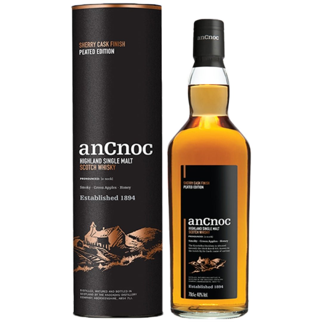 AnCnoc Peated Sherry Cask - Latitude Wine & Liquor Merchant
