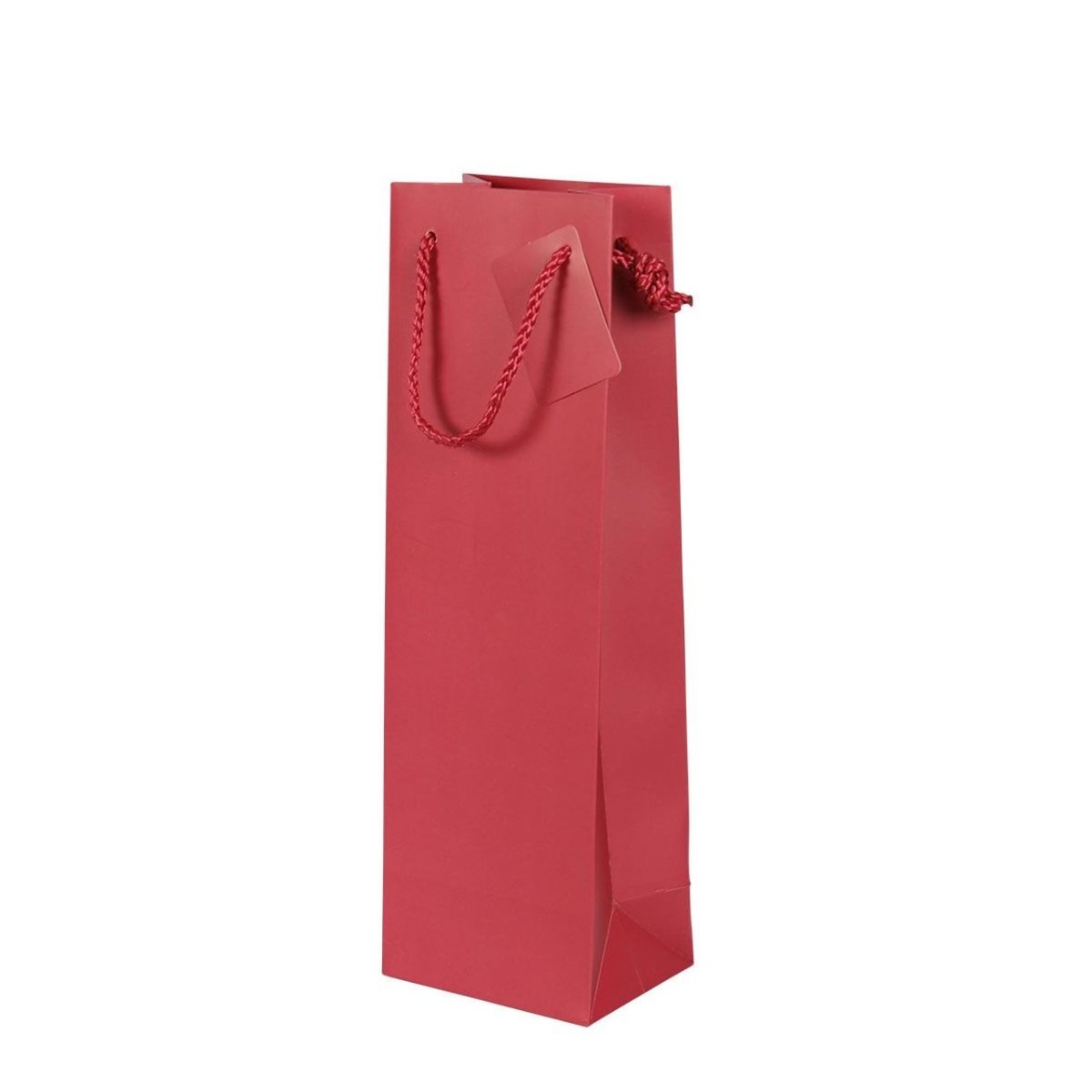 BURGUNDY Single Bottle Gift Bag - Latitude Wine & Liquor Merchant