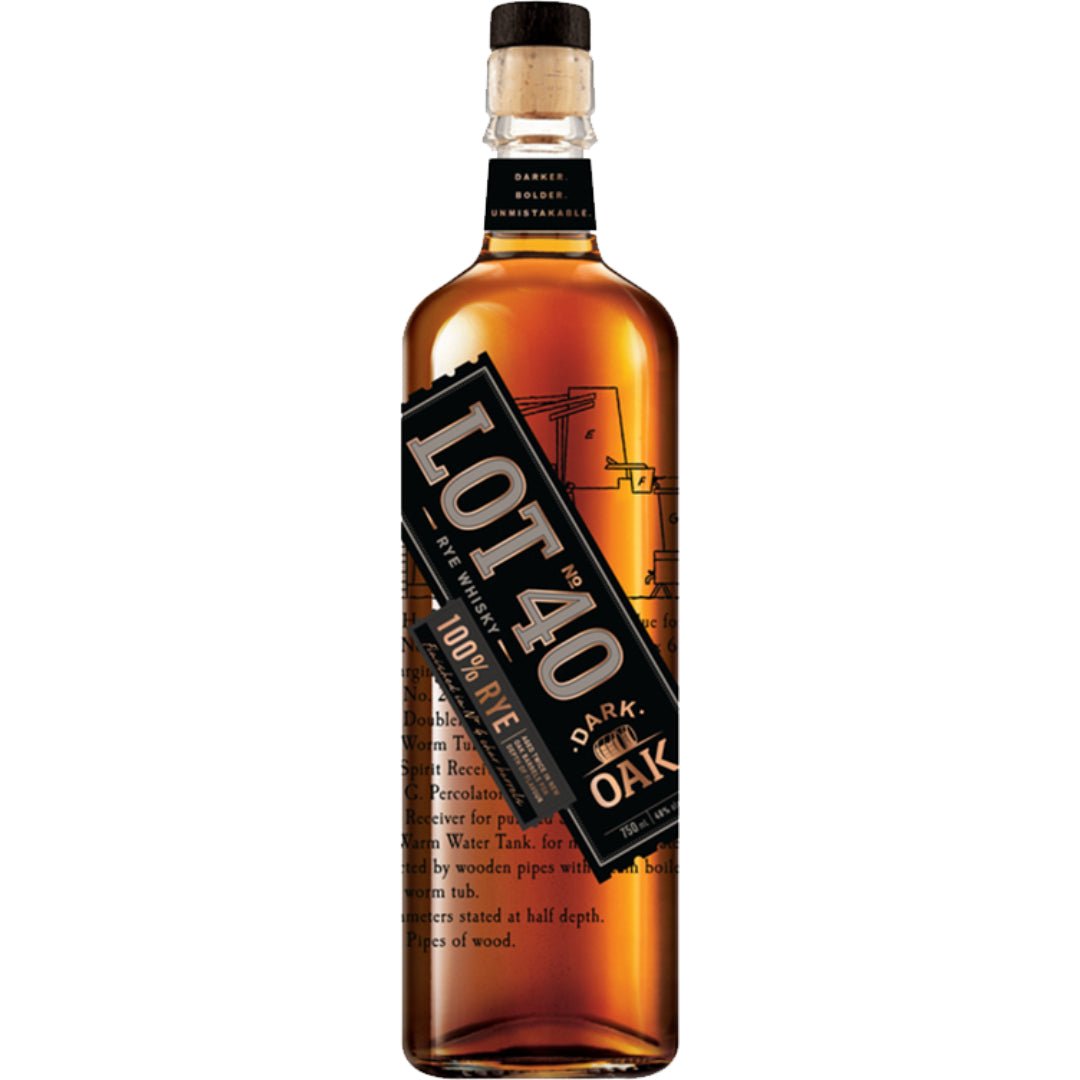 Lot 40 Rye Dark Oak - Latitude Wine & Liquor Merchant