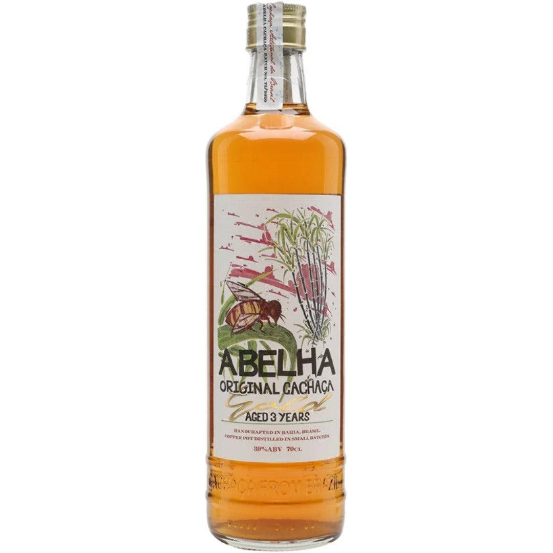 Abelha Organic Cachaca 3 Year Old Gold