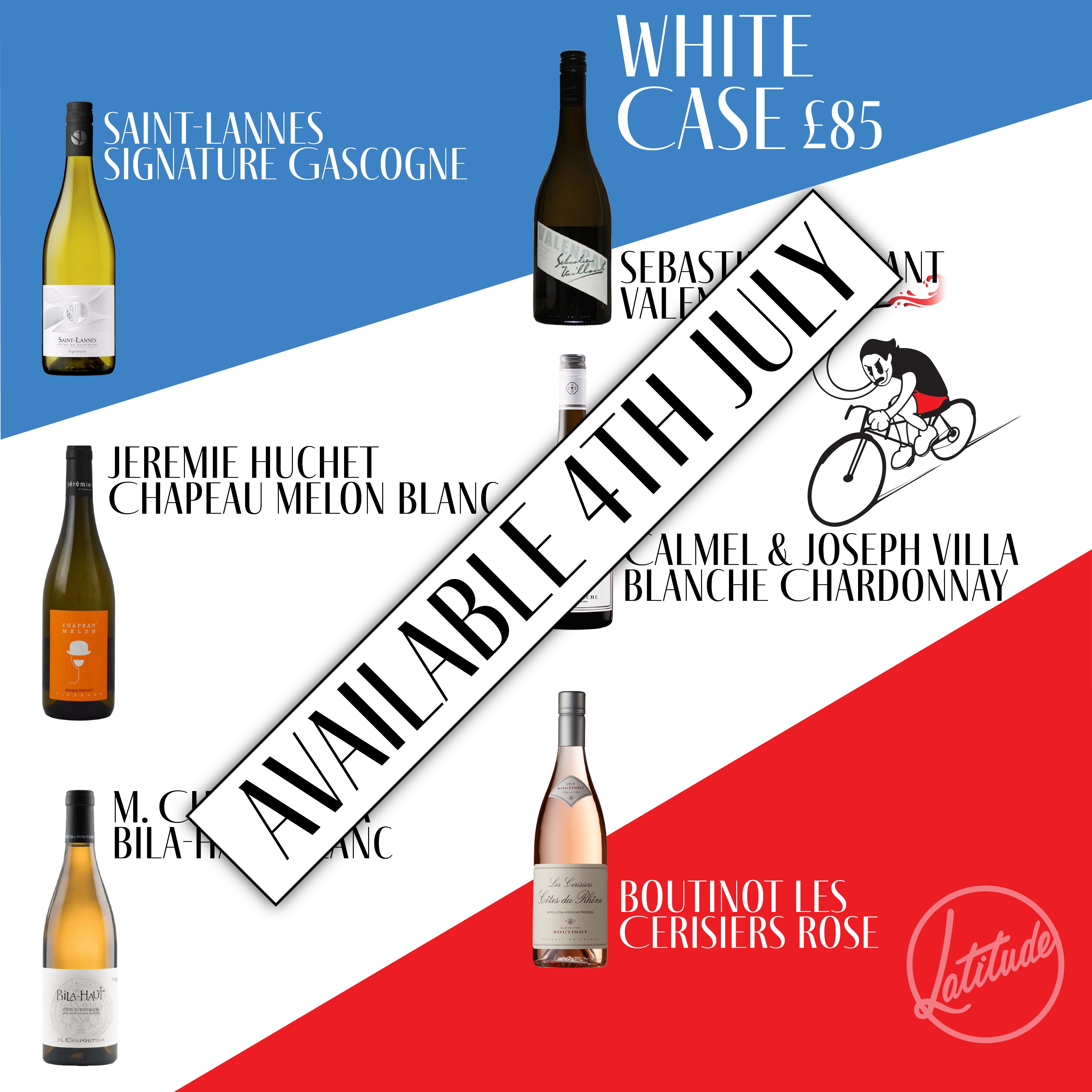 WHITE French Wine Case