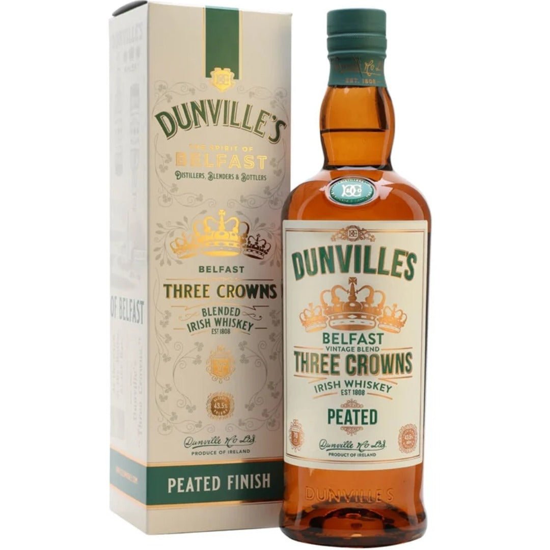 Dunvilles Three Crowns Peated Cask Finish - Latitude Wine & Liquor Merchant