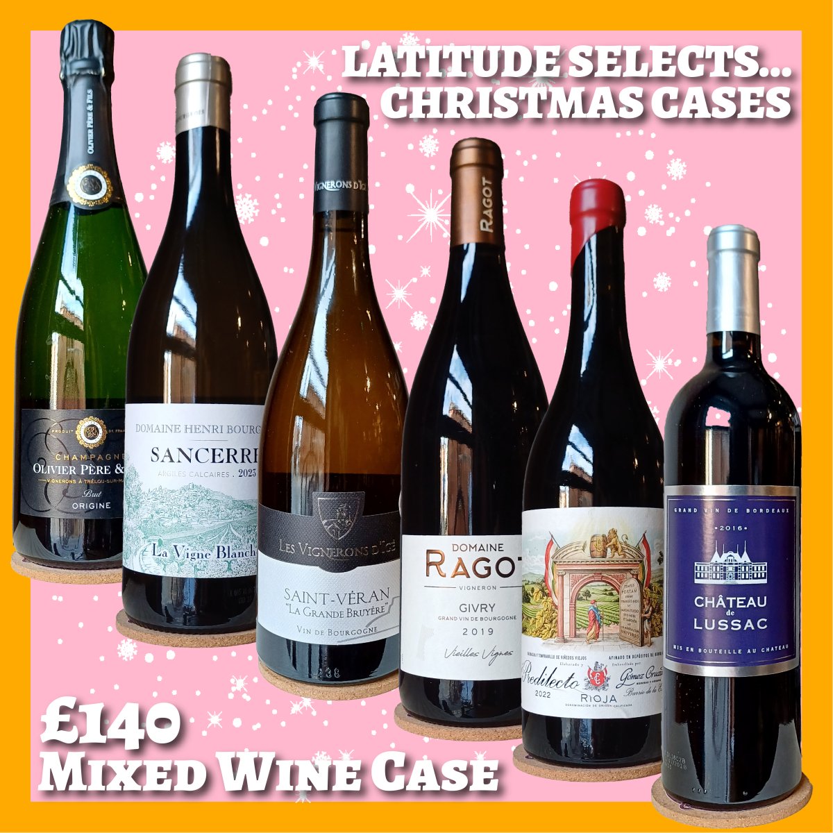 Latitude Selects XMAS CASE MIXED 140 - Latitude Wine & Liquor Merchant