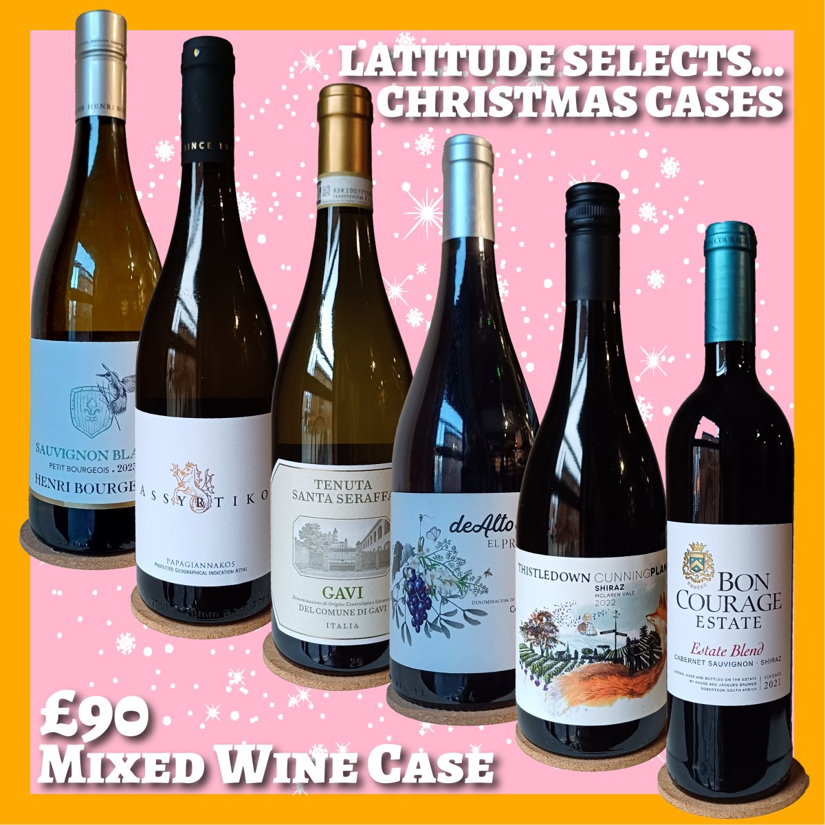 Latitude Selects XMAS CASE MIXED 90 - Latitude Wine & Liquor Merchant