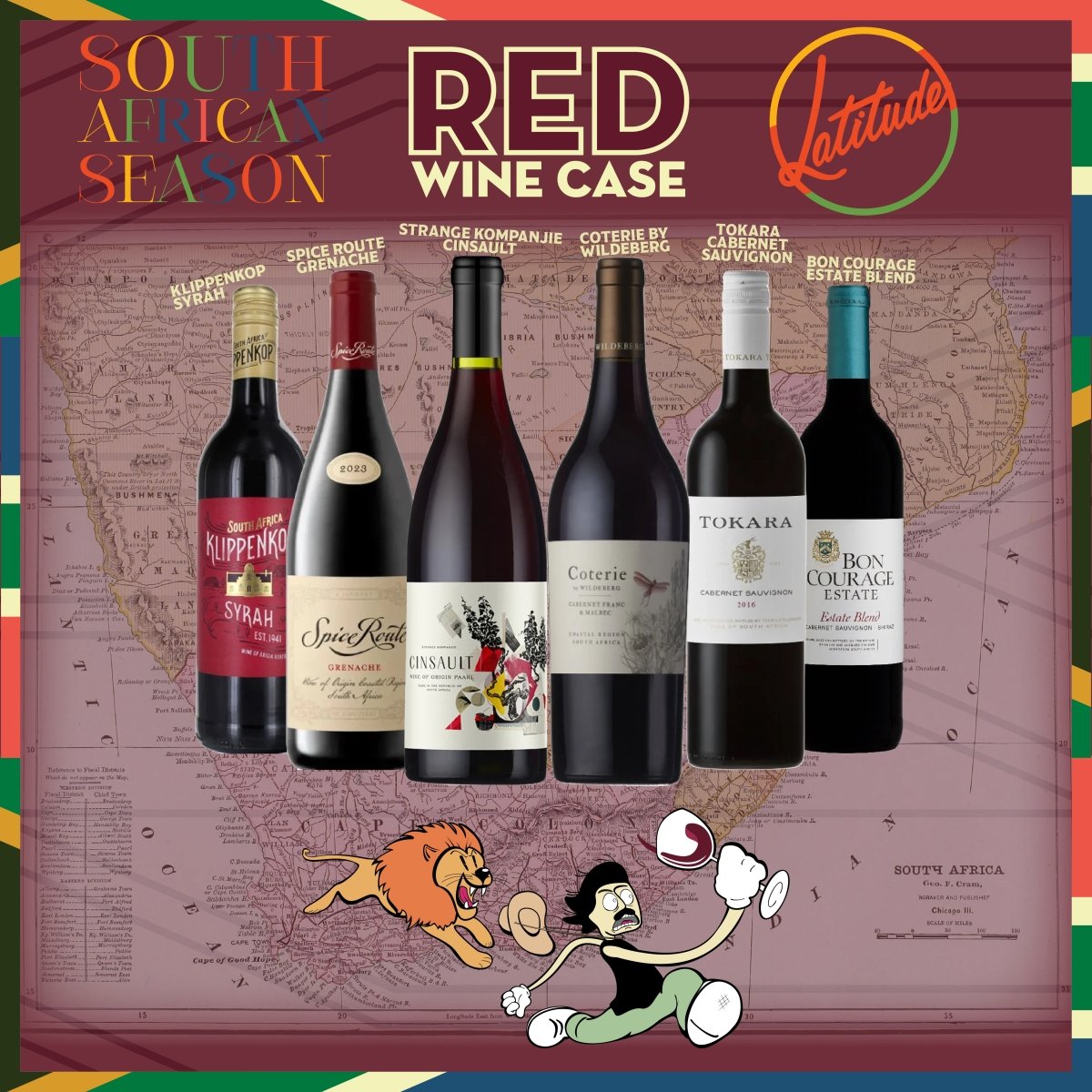 RED South African Case - Latitude Wine & Liquor Merchant